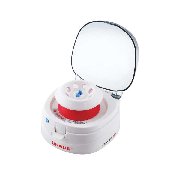 Frontier™ 500 Mini Centrifuge, open